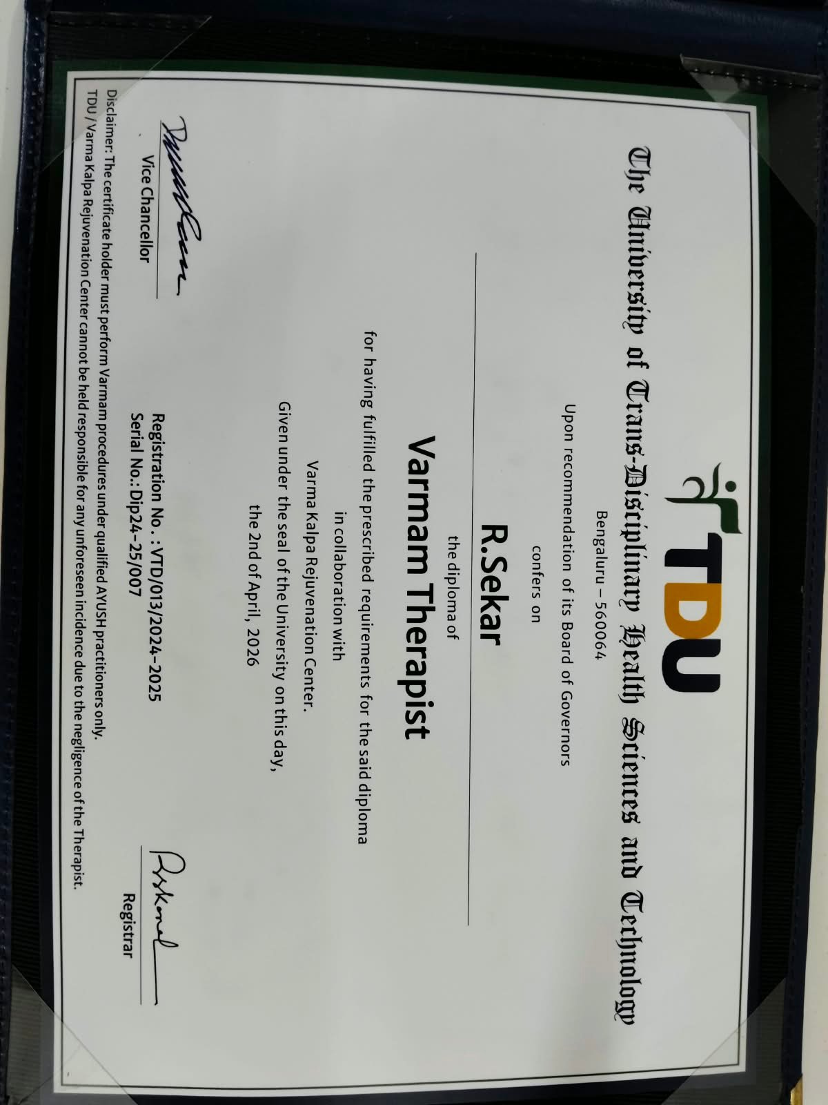 Naturopathy Practice Certificate